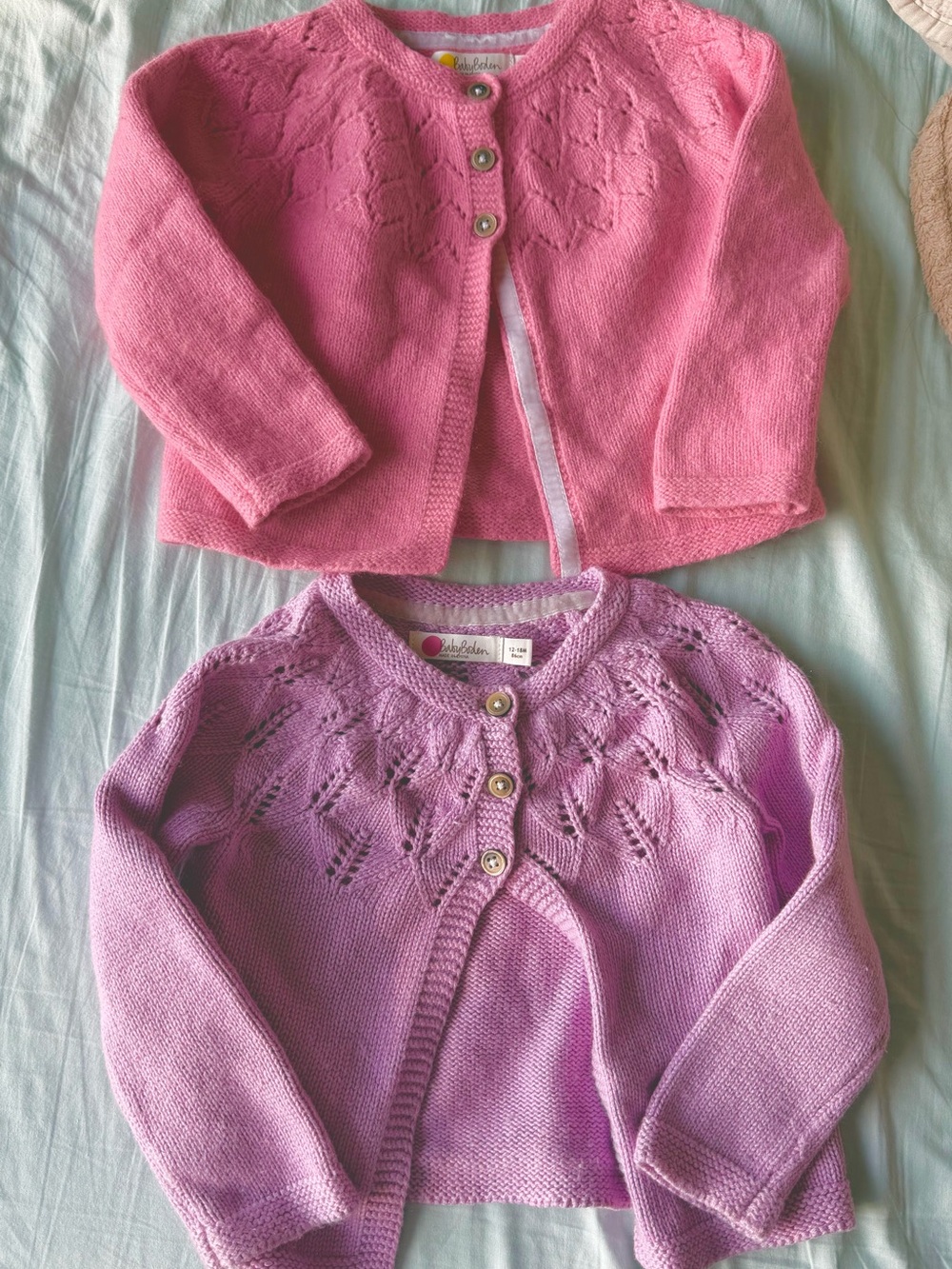 Baby Boden Pink Knit Cardigan bundle. 12-18 months